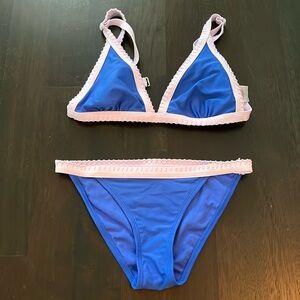 Blue and Purple Bikini
